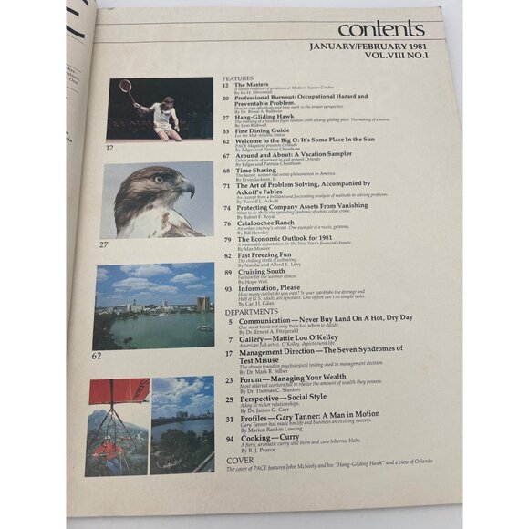 Vintage Piedmont Airlines Pace Inflight Magazine January / February 1981 - Picture 4 of 9